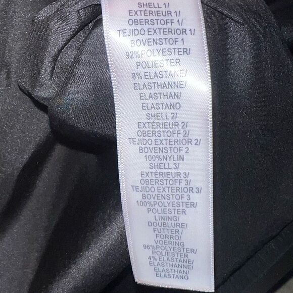 Aidan Mattox Evening Gown Mesh Lace Cutout Sleeveless Criss Cross Back Women’s 2 - Picture 9 of 12